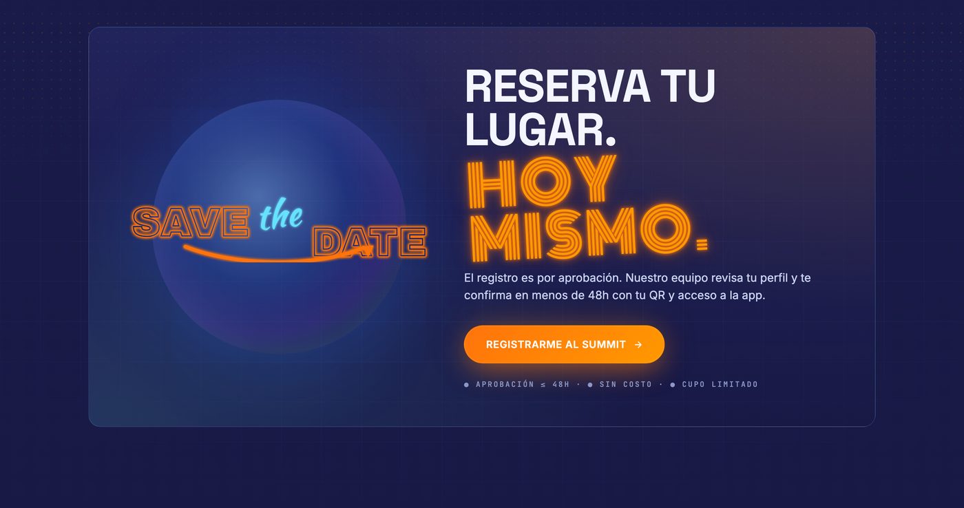 Registro del Amazon Vendor Summit