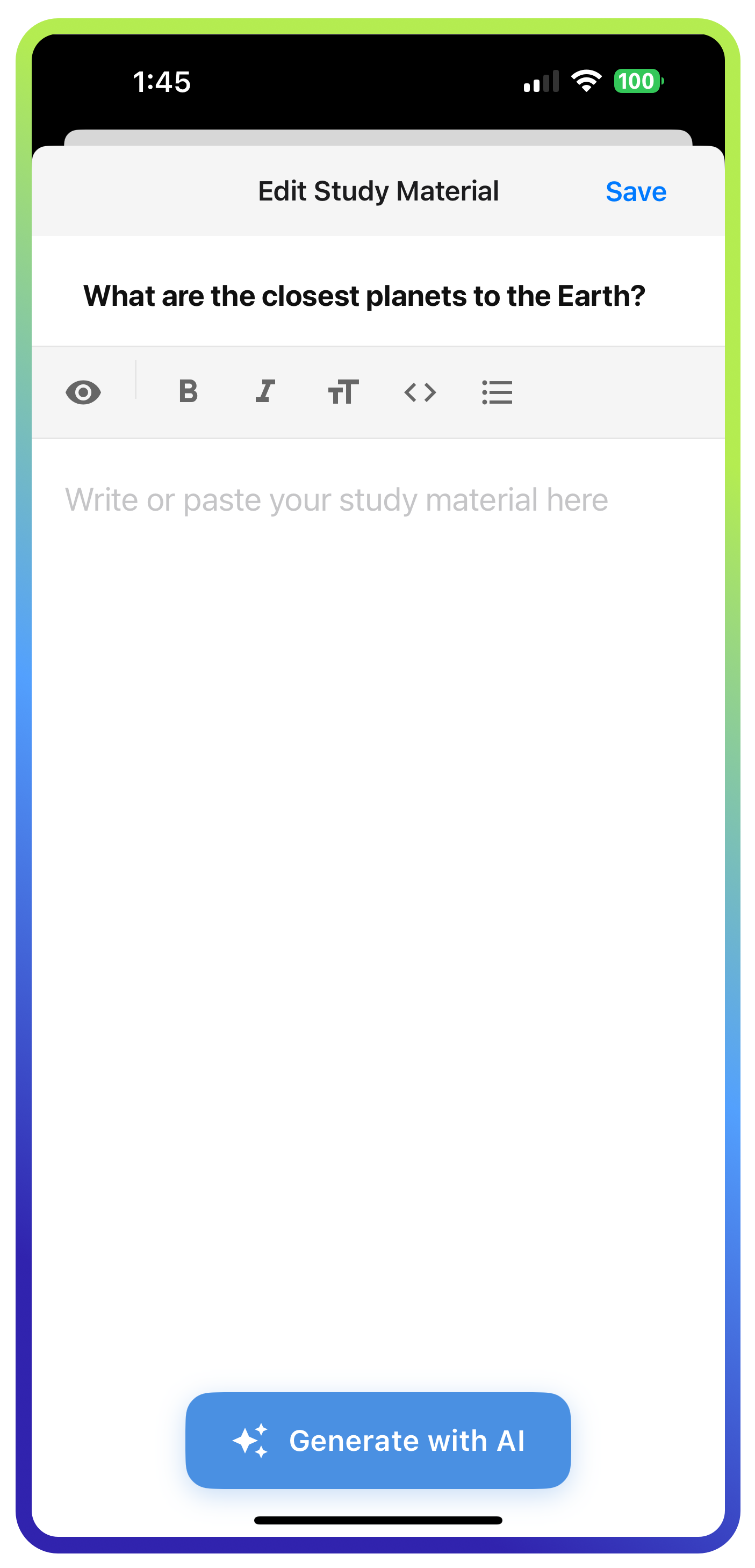 Power Notes
